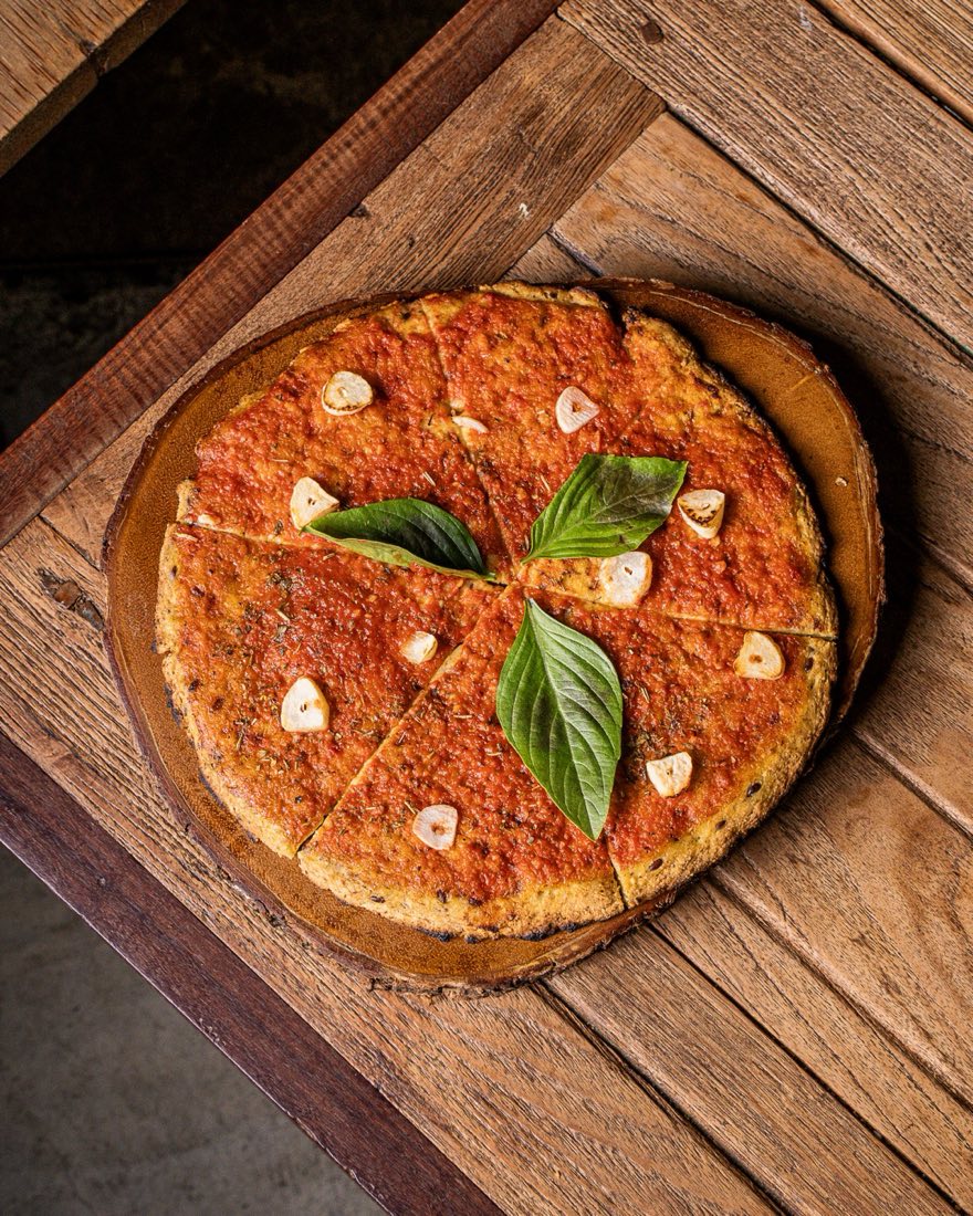 Wood-fired pizza